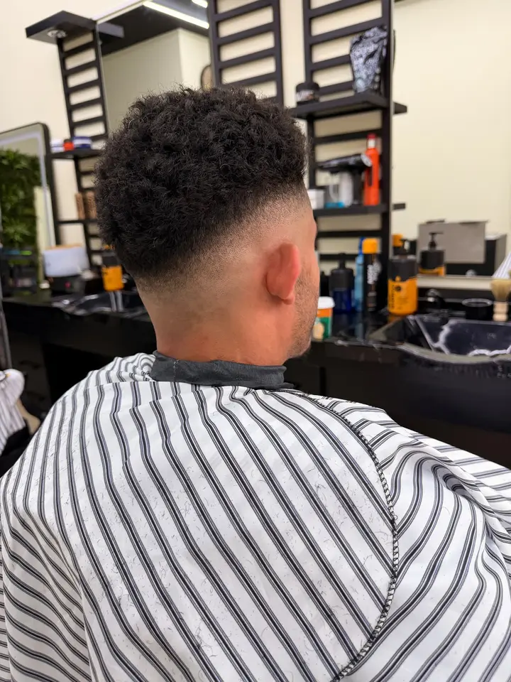 Krullen met fade